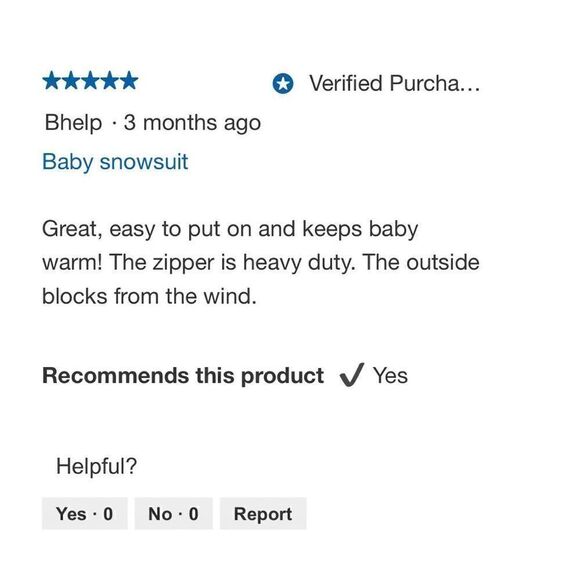 NEW! Snozu Baby 1-piece Cozy Snowsuit for Boy Girl Unisex, Blue - Picture 11 of 15